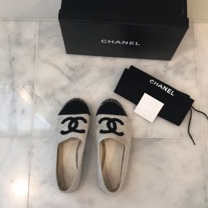 Chanel tweed espadrilles 36
